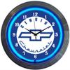 Neonetics Cars and Motorcycles Genuine Chevrolet Neon Wall Clock, 15-Inch, Blue Chevy view 1
