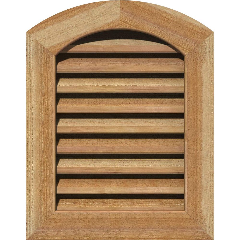 Ekena Millwork GVWAR12X1801RFUWR GVWAR24X2602SDUPI, 17"W x 23"H (Rough Opening: 12"W x 18"H), Pine, Primed