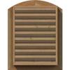 Ekena Millwork GVWAR12X1801RFUWR GVWAR24X2602SDUPI, 17"W x 23"H (Rough Opening: 12"W x 18"H), Pine, Primed view 4