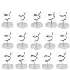 Attmu 60 Pcs Upholstery Tacks Headliner Pins Clear Heads Twist Pins for Slipcovers and Bedskirts, 0.5 Inches Bed Skirt Pins view 3