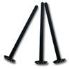 Swizzle Lemon Muddler for Cocktail and Ice Tea Drinks (Pack of 25) (170mm Tall, Black) view 1