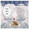In Memory of Mother "If Roses Grow In Heaven" Memorial Poem For Loss Of Mother Hands With Red Rose view 2
