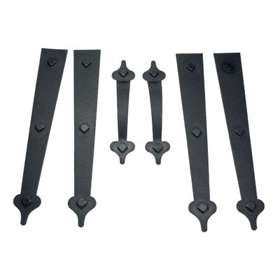 Household Essentials Garage Handle and Hinge Magnets  Decorative Magnetic Hardware Steel Doors, Easy Installation, Durable & Weatherproof, Set of 6