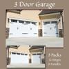 Household Essentials Garage Handle and Hinge Magnets  Decorative Magnetic Hardware Steel Doors, Easy Installation, Durable & Weatherproof, Set of 6 view 3