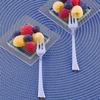 4 Inch Petites Plastic Silver Tasting Forks - Case of 400 Silver Mini Forks Tiny Forks Cake forks Appetizer forks Cocktail forks view 2