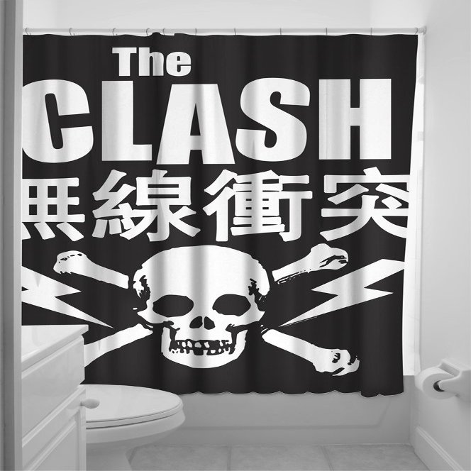 Sourpuss The Clash Shower Curtain