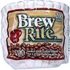 Brew Rite 4 Cup Coffee Basket Disposable Filters - 400 Ct view 3