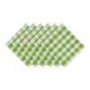 DII Checkered Tabletop Collection 100% Cotton, Machine Washable, Napkin Set, 20x20, Green Apple, 6 Piece view 1
