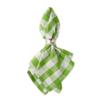 DII Checkered Tabletop Collection 100% Cotton, Machine Washable, Napkin Set, 20x20, Green Apple, 6 Piece view 2