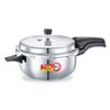 Prestige 5L Alpha Deluxe Induction Base Stainless Steel Deep Pressure Pan, 5.0-Liter, Silver view 1