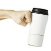 Mighty Mug Plastic Travel Mug, No Spill Double Wall Tumbler, Cold/Hot, Cup-Holder Friendly, Dishwasher Safe, (Cream, 12oz) view 1
