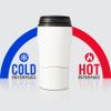 Mighty Mug Plastic Travel Mug, No Spill Double Wall Tumbler, Cold/Hot, Cup-Holder Friendly, Dishwasher Safe, (Cream, 12oz) view 3