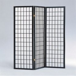 3 Panel Room Screen Square Design