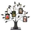 Maypes Family Tree Wall Decor with 4 Hanging Picture Frames, Brushed Bronze Photo Frame Ornament for Home and Office Decor, Holiday Gift Photo Frame view 1