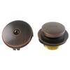 Simpatico 34859VB Tip Toe Tub Strainer Kit with Single Hole Overflow Plate and Screw, Venetian Bronze view 1