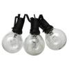 Globe Light Strand Black 100ft - Wedding Lights G40 Globe Lights view 1