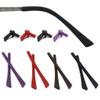 mollensiuer 5 Pairs Silicone Anti-Slip Eyeglass End Tips Ear Sock Pieces Tube Sleeve Glasses Retainers Eyewear Comfort Replacement Tips for Thin Metal Eyeglass Legs, Inner Hole Size: 1X2MM view 1