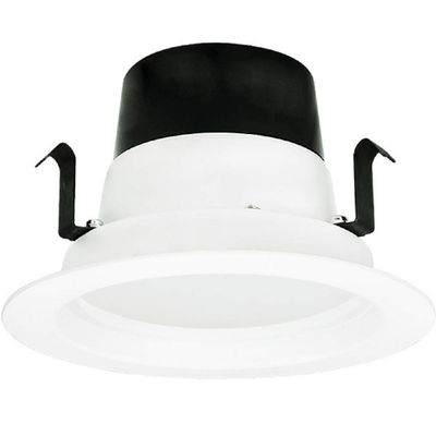 TCP LED10DR430K LED Downlight Kit, 4" 120V 10W (50W Equiv.) 82 CRI w/Trim - Dimmable - 3000K - 650 Lm. - White