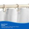 Kenney KN61224 Rust-Proof Smooth Plastic Shower Curtain Rings for Shower Curtain and Standard Shower Curtain Rod, Bathroom Use, Easy to Snap Closure, Easy to Install, Set of 12, Cream view 4