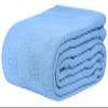 Linteum Textile Hospital Thermal SNAGLESS Spread Blanket, 100% Cotton (74x100 in, Blue) view 1