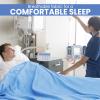 Linteum Textile Hospital Thermal SNAGLESS Spread Blanket, 100% Cotton (74x100 in, Blue) view 2