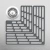 Joseph Joseph SinkSaver Adjustable Sink Protector Mat, Non-Slip, Gray view 3