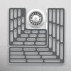 Joseph Joseph SinkSaver Adjustable Sink Protector Mat, Non-Slip, Gray view 4