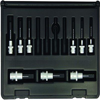 "Bondhus 30299 Socket Hex Bit Tool Set w/Sockets,2"",9-pc", multi, one size