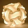 Lightingsky Ceiling Pendant DIY IQ Jigsaw Puzzle Lamp Shade Kit with 40 Inch Hanging Cord (White, L- 12 inch) view 2