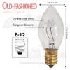 Brite Star Vintage Christmas String Lights Multi C7 25 Feet - Old-Fashioned Bulbs Perfect for Christmas - Patriotic Decorations, Indoor and Outdoor Use. view 3