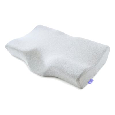 C CUSHION LAB Extra Dense Ergonomic Cervical Pillow for Firm Neck Support - Orthopedic Contour Pillow for Back/Side Sleeper Neck Relief, CertiPURUS Memory Foam Pillow with Organic Cotton Cover