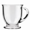 Anchor Hocking Glass 16 Ounce Cafe Mug, Set of 4, 4-Pack, Clear view 1