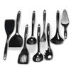 Chef Craft Basic Melamine Kitchen Tool and Utensil Set, 9 Piece Set, Black view 1
