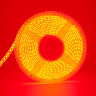 YM E-Bright Red LED Strip Lights 5M /16.4Ft 600SMD Waterproof IP68 Flexible for Bedroom Undercar Lighting Kits Mall Indoor Outdoor House Party Decoration Stage Lights (No Power Adapter)