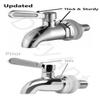 DOZYANT Updated More Durable Beverage Dispenser Replacement Spigot,Stainless Steel Polished Finished, Water Dispenser Replacement Faucet, fits Berkey and Other Gravity Filter Systems as Well view 3