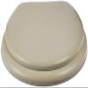 UNIWARE 17 Inch Soft Advanced Pure Color Toilet Seat (Beige) view 2