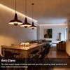 ARGANOL Half Chrome Light Bulb Dimmable 6W (Equivalent 60 Watt), G80/ G25 Globe Shape 2700K Warm White Decorative LED Edison Bulb, Silver Tipped Mirror Larger Light Bulb E26 Base Pack of 4 view 3