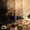 ARGANOL Half Chrome Light Bulb Dimmable 6W (Equivalent 60 Watt), G80/ G25 Globe Shape 2700K Warm White Decorative LED Edison Bulb, Silver Tipped Mirror Larger Light Bulb E26 Base Pack of 4 view 4