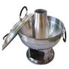 Tom Yum or Soup Heated Serving Pot Soup Bowl Polished Aluminum view 1