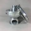 Tom Yum or Soup Heated Serving Pot Soup Bowl Polished Aluminum view 2