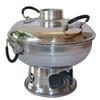 Tom Yum or Soup Heated Serving Pot Soup Bowl Polished Aluminum view 3