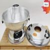 Tom Yum or Soup Heated Serving Pot Soup Bowl Polished Aluminum view 4