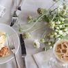 Huddleson Natural Oval Linen Tablecloth 68x98 Oval Table Cloth Luxury Italian Linen Sewn in US view 2