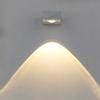 LUMINTURS 3W LED Wall Sconce Mount Light Fixture Decor Lamp Silver Shell High Power Warm White view 1