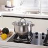 Heim Concept Cookware Set W-001 12-Piece Stainless Steel Pots and Pans Set, Kitchen Cooking Set with Glass Lid view 4