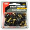Gardner Bender PEC-31525WA Cable Clamp Coaxial Cable Clamp, Secures RG-59 & RG-6 Coaxial, 1/4"., Black view 2