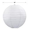 Beistle White Jumbo Paper Lantern Hanging Decoration for Weddings, Bridal Showers, Graduation Parties view 2