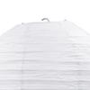 Beistle White Jumbo Paper Lantern Hanging Decoration for Weddings, Bridal Showers, Graduation Parties view 3
