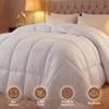 Utopia Bedding Comforter Duvet Insert, Quilted Comforter with Corner Tabs, Box Stitched Down Alternative Comforters Queen Size (White) view 3