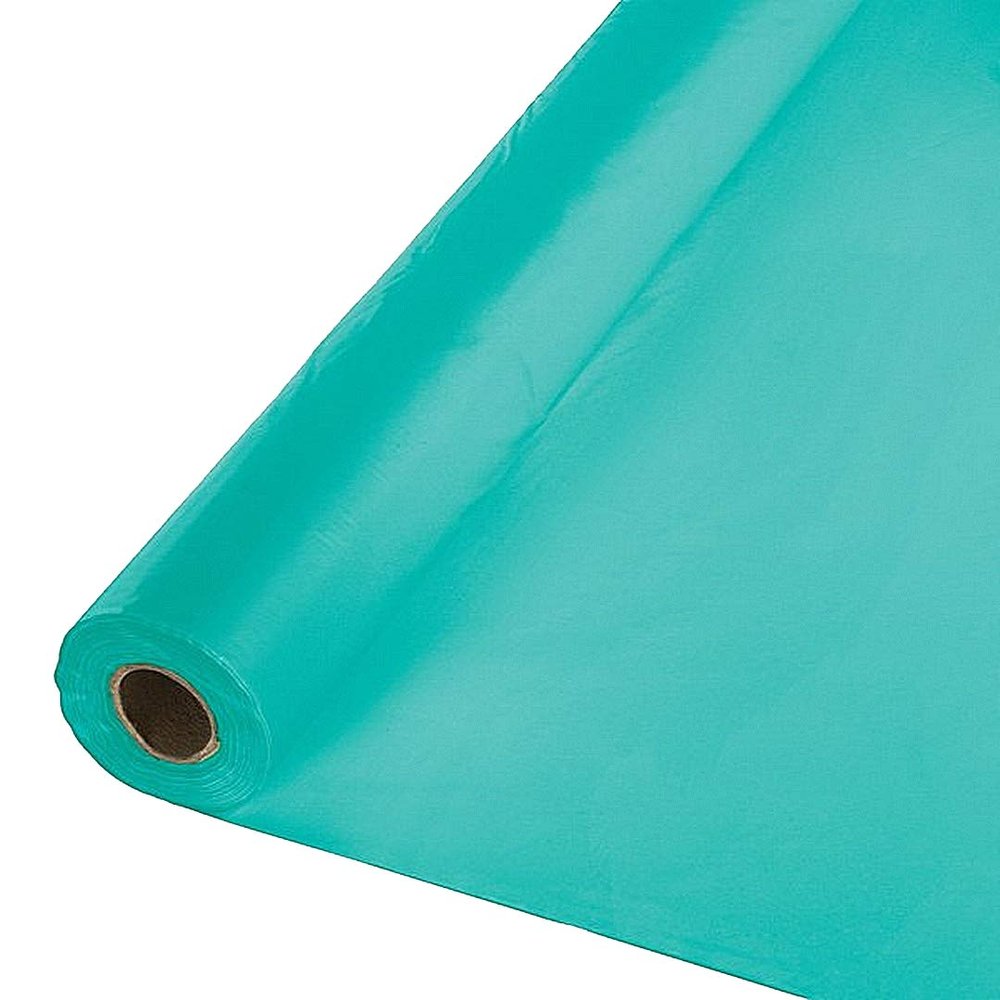 40" X 150 Ft Plastic Heavy Duty Banquet Roll Teal